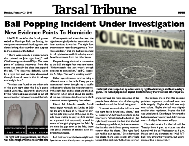 Tarsal Tribune